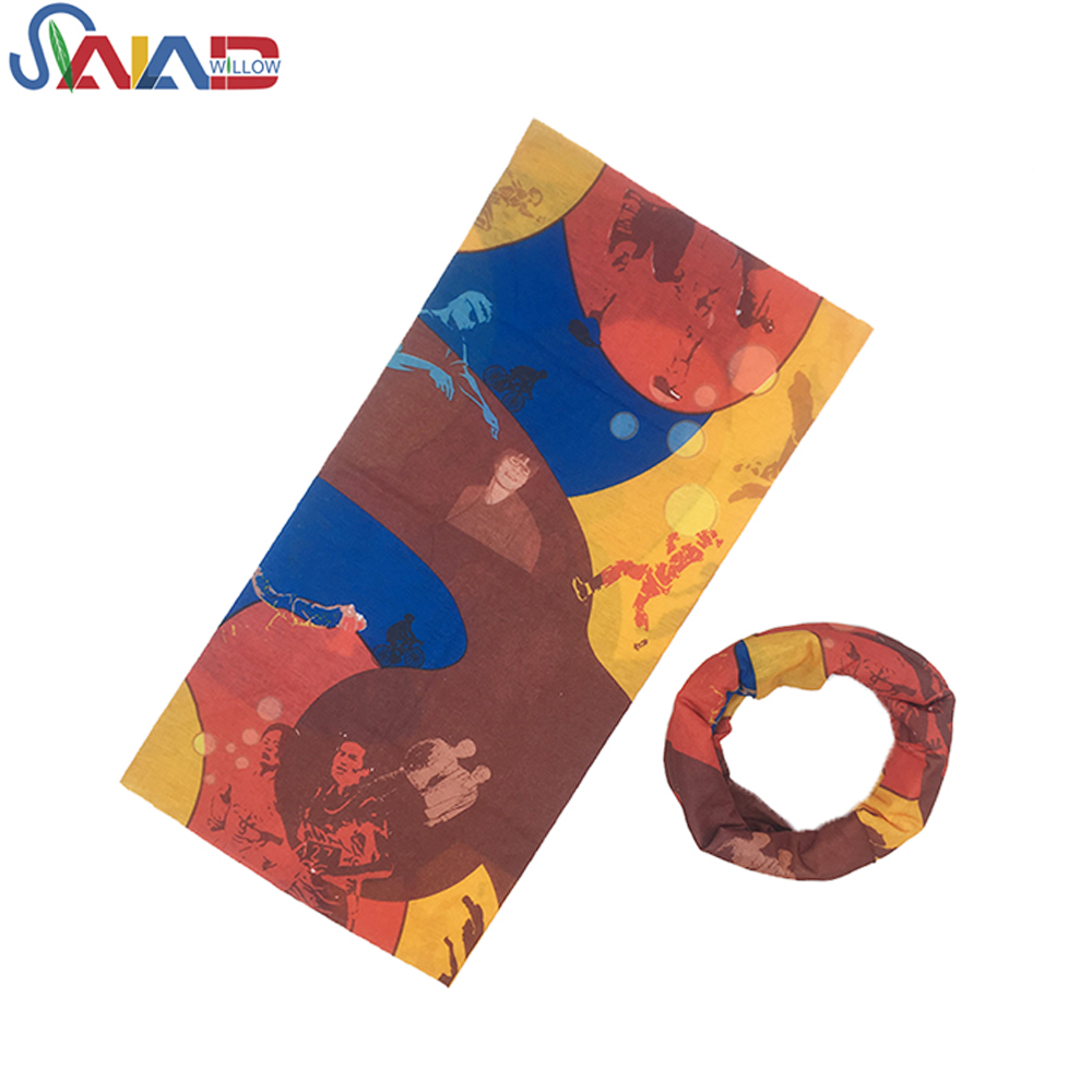 Customized unisex popular abstract colorful seamless bandana headwear