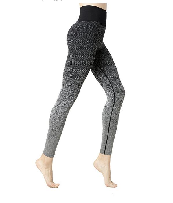 Figura intera Yoga allenamento dei pantaloni di Legging GYM Sportswear Slim a vita alta