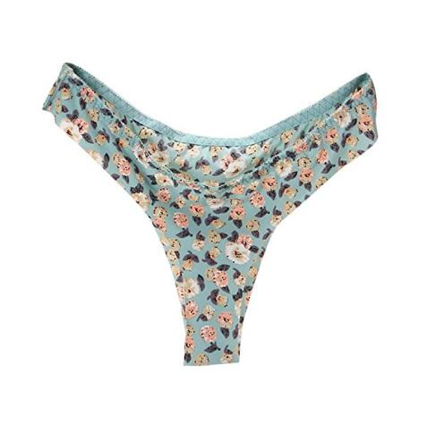 Sexy respirável invisíveis Thongs lingerie sem costura Impresso baixo crescimento No Show Calcinhas