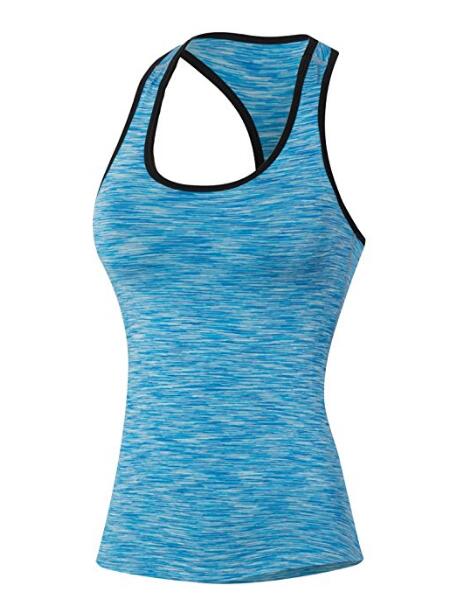 Womens Active Seamless Compression Racerback Tank Top