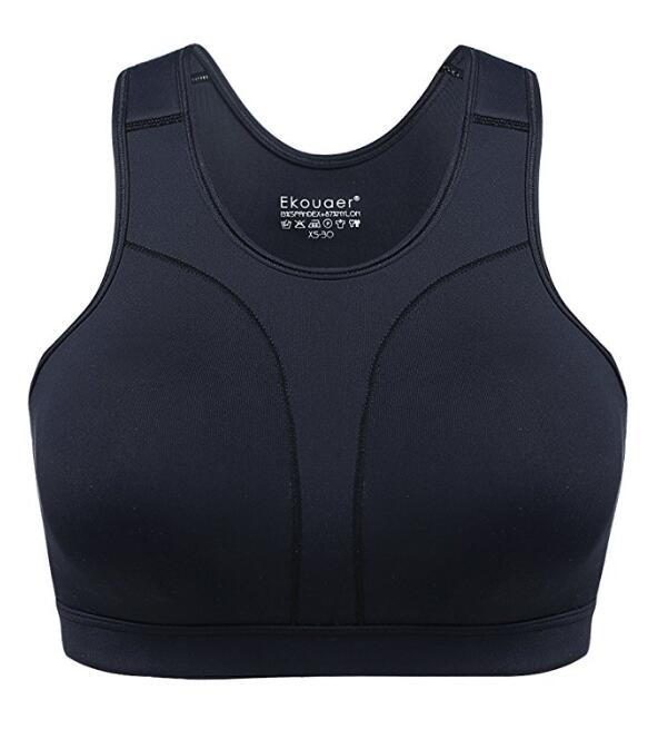 Mulheres Double-Layer High Impact completa Apoio Sports Bra