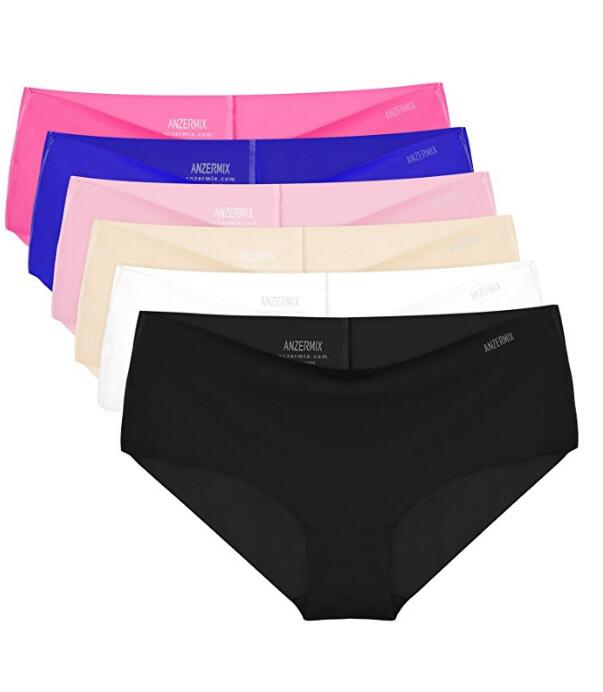 Womens Seamless Laser Cut Korte Panties Pack van 6