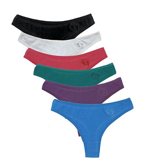 Womens Tong Underwear Hipster Low Rise Cotton Thong Panties